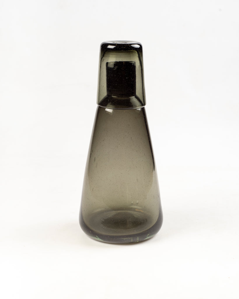 Jarra para agua, Jarra de vidrio soplado, Jarra para buro, Jarra individual, Jarra con vaso, Jarra de dos litros, cristalería, decor, decoración