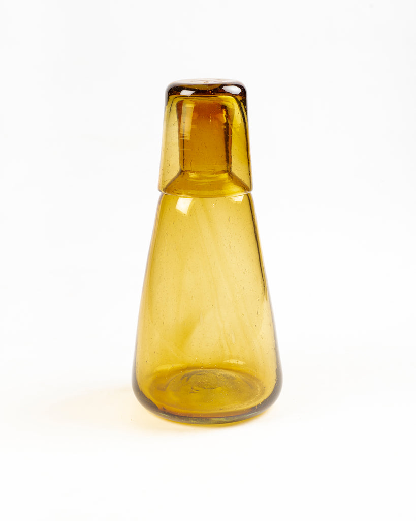 Jarra para agua, Jarra de vidrio soplado, Jarra para buro, Jarra individual, Jarra con vaso, Jarra de dos litros, cristalería, decor, decoración